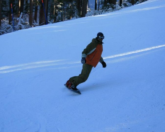 snowboarding en Navacerrada